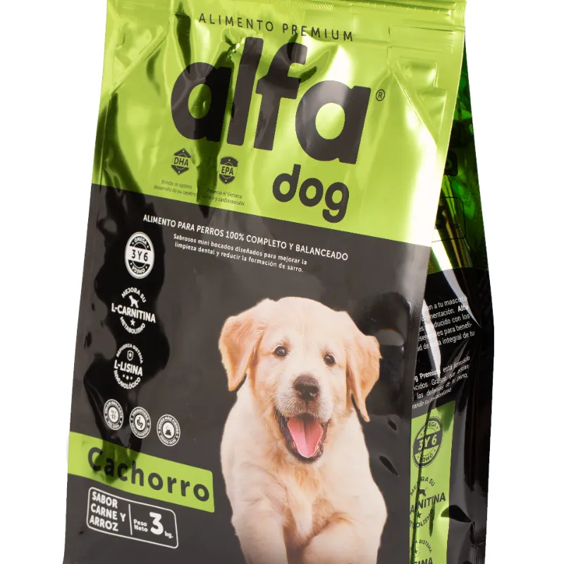 Cat and dog food packaging bag