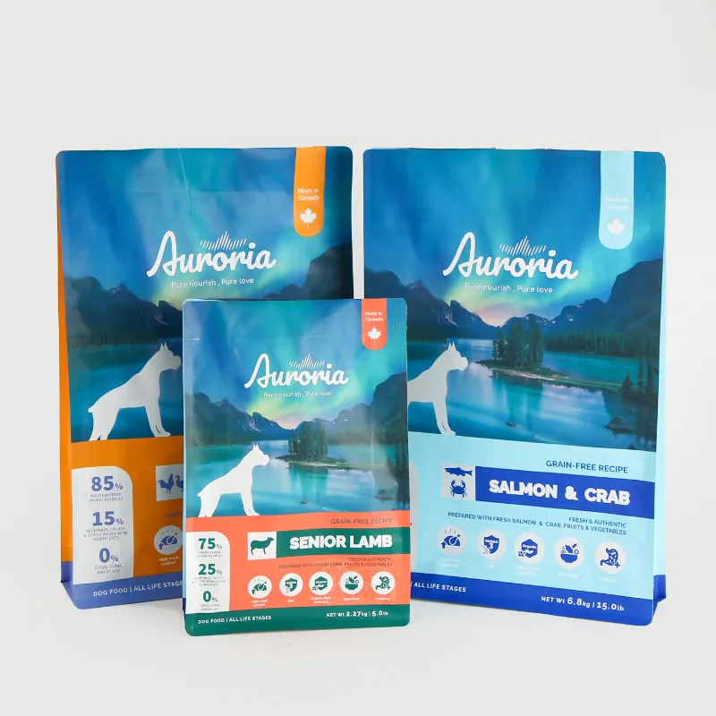 Cat and dog food packaging bag