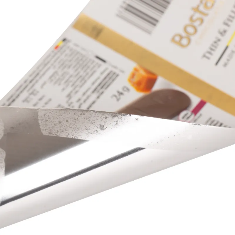 Chocolate candy cold sealing film
